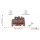 Metall Magnet Frankfurt bronze