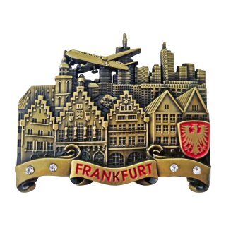 Metall Magnet Frankfurt gold