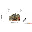 Metall Magnet Frankfurt gold