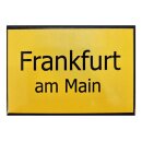 Foto Magnet 80mm x 53mm Frankfurt am Main Ortschild