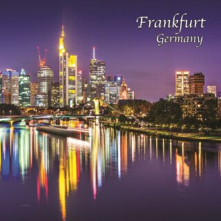 Fotomagnet Foto Magnet Kühlschrankmagnet - Frankfurt am Main 4 Eck