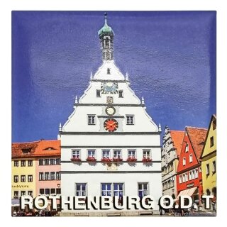 Fotomagnet Magnet Foto 4 Eck Rothenburg