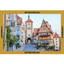 Folien Glitzer Magnet mit Schriftzug am Rand - Rothenburg...