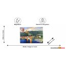 Cochem Magnet Panorama Magnet mit Moselufer und Reichsburg