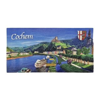 Magnet Cochem 9cm x 4,5cm Germany Lang am Tag