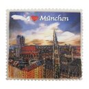 München Magnet 4 Eck  Briefmarken Optik