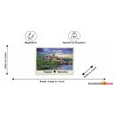 Passau Kühlschrankmagnet 3D Briefmarke Flussmotiv Souvenir Magnet