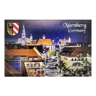 Fotomagnet Foto Magnet Nürnberg bei Nacht