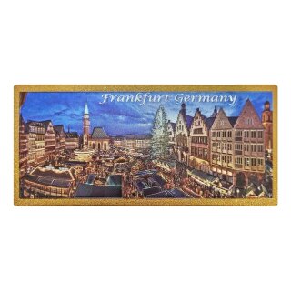 Fotomagnet Foto Magnet Glitzer Folie Lang Frankfurt