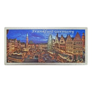 Fotomagnet Foto Magnet Glitzer Folie Lang Frankfurt