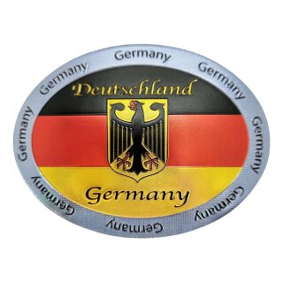 Magnet Oval Deutschland Fotomagnet Germany