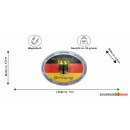 Magnet Oval Deutschland Fotomagnet Germany