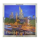 Magnet Fotomagnet 4 Eck Frankfurt Folien Glitzer