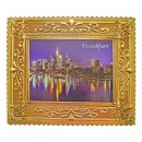 Fotomagnet mit Glitzeroptik, dick mit Rahmen - Frankfurt