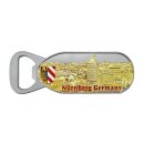 Flaschenöffner Massiv Metall -  Nürnberg Silber...