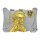 Magnet Massiv Metall - Mozart Silber Gold effekt