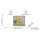 Premium Metall Magnet Massiv - Innsbruck Goldenes Dachl Gold Effekt
