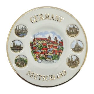 Reliefteller Deutschland Nürnberg ca. 15cm