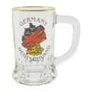 Schnaps  Krug Glas Brd Bundesländer  mit Henkel