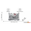 Magnet Metall Köln Dom Rhein Buch Optik Silber