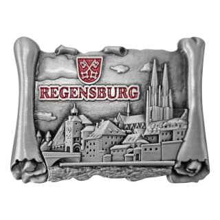 Regensburg Schriftrolle silber