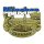 München Kühlschrankmagnet Metall 3D Skyline Bayern Souvenir - Gold