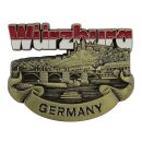 Metall Magnet Würzburg Gold Look