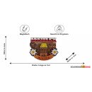 Kühlschrank Magnet Metall Bronze Retro Look -...