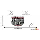 Salzburg Magnet Silber Look
