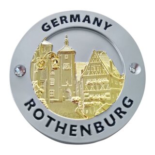 Magnet Münze Gold 63 x 63mm Rothenburg