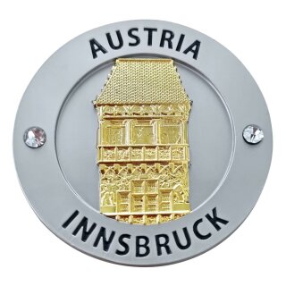 Magnet Münze Gold 63 x 63mm Innsbruck