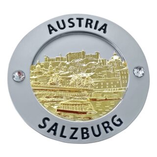 Magnet Münze Gold 63 x 63mm Salzburg