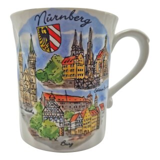 Nürnberg Tasse  mit Bild gedreht