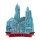 Frankfurt am Main DOM Polyresin Magnet 3D Vintage Look