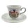 Kaffeehaferl mokka Tasse 6,5cm mit Teller