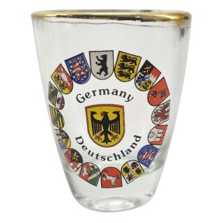 Schnaps Glas Brd Wappen 3