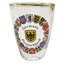 Schnaps Glas Brd Wappen Germany Deutschland  3