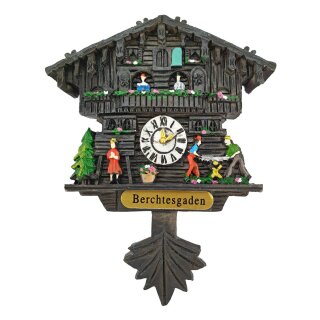 Kuckucksuhr Magnet Polyresin Kühlschrank Handmade Deutschland schwarz - Berchtesgarden