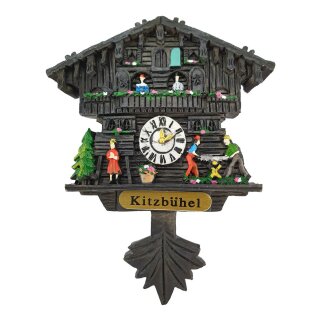 Kuckucksuhr Magnet Polyresin Kühlschrank Handmade Austria Österreich schwarz - Kitzbühel