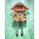 Kuckucksuhr Magnet Polyresin Kühlschrank Beige Haus Österreich Austria - Graz