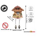 Kuckucksuhr Magnet Polyresin Kühlschrank Beige Haus...