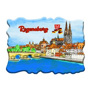 Polyresin Magnet Kühlschrank - Made in Italy - Germany - Regensburg