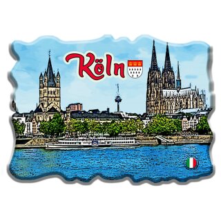 Polyresin Magnet Kühlschrank - Made in Italy - Germany - Köln