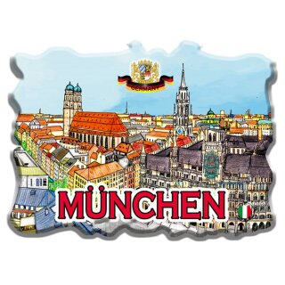 Polyresin Magnet Kühlschrank - Made in Italy - Germany - München