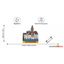 Magnet Regensburg Altstadt Panorama mit Dom St. Peter & Steinerner Brücke