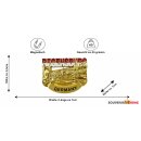 Kühlschrank Magnet Metall Gold Glänzend - Regensburg