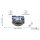 München Kühlschrankmagnet Metall 3D Skyline Bayern Souvenir - Silber