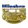 München Kühlschrankmagnet Metall 3D Skyline Bayern Souvenir - Gold Glänzend