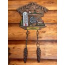 Kühlschrankmagnet Alpen Kuckucksuhr Magnet  Wetterhaus Thermometer Deko - Mullhouse