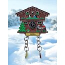 Kühlschrankmagnet Alpen Kuckucksuhr Magnet Reisemagnet Mitbringsel Metall - Austria